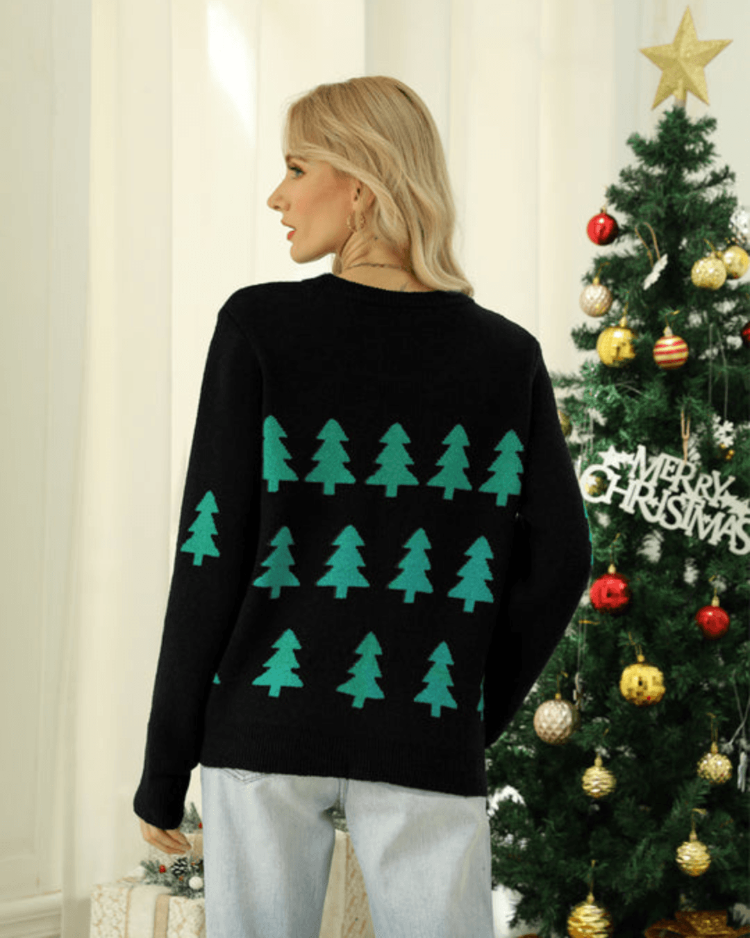 Jacquards tree - Pull de Noel